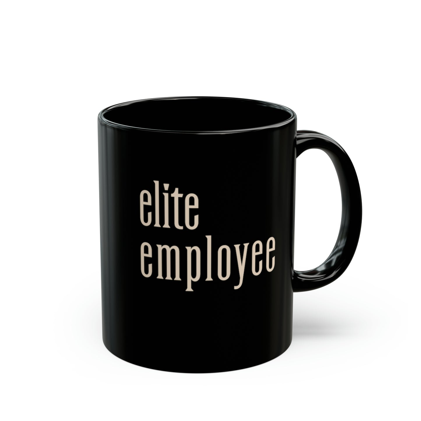 Elite Employee Viral CEO Black Mug (11oz)
