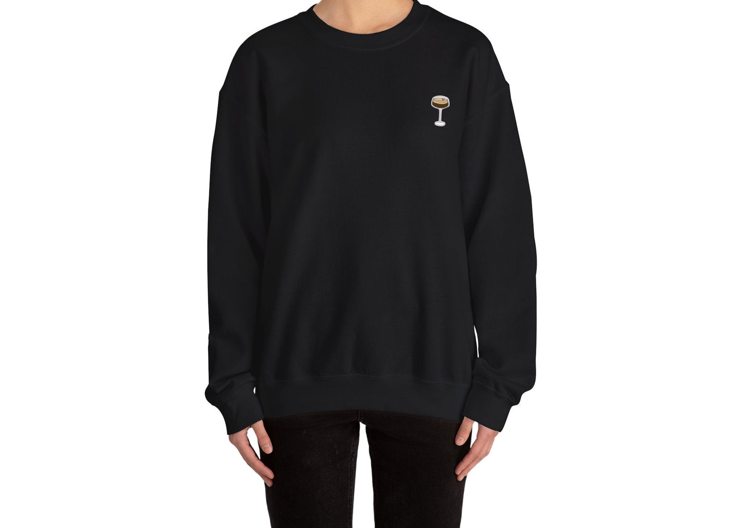 Espresso Martini Minimalist Logo Crewneck Sweatshirt