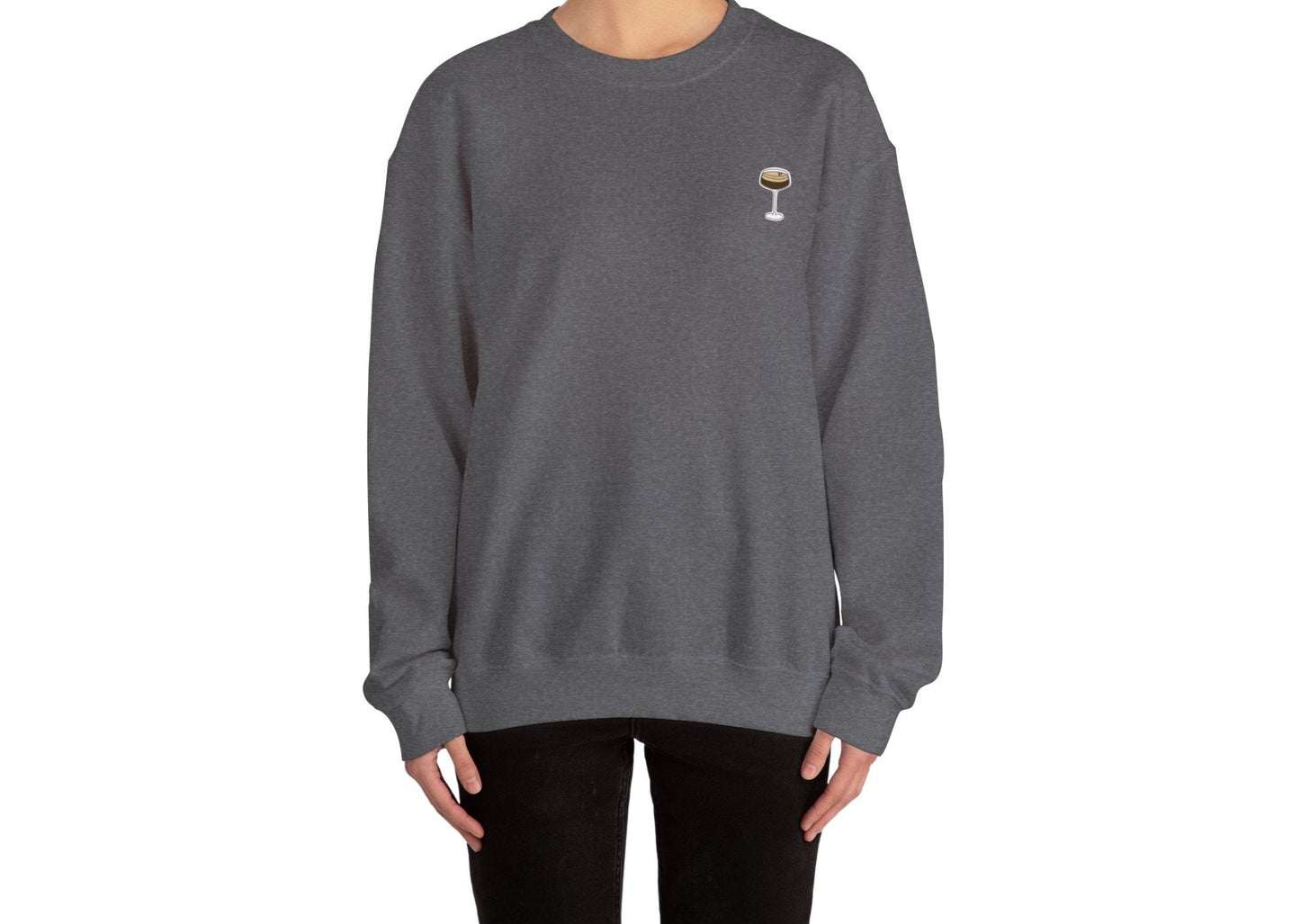 Espresso Martini Minimalist Logo Crewneck Sweatshirt