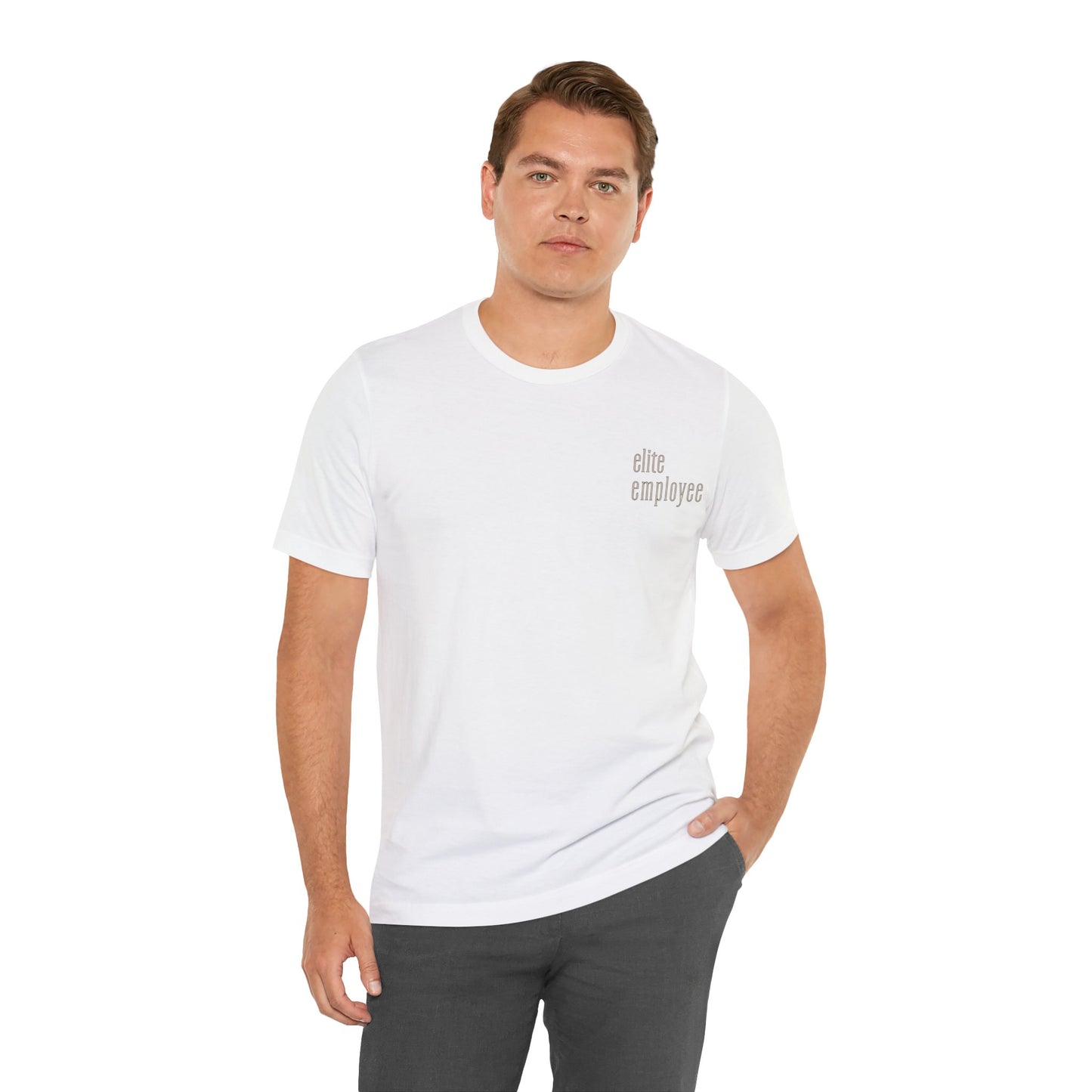 Elite Employee: Viral CEO Quote Men's Short Sleeve Tee