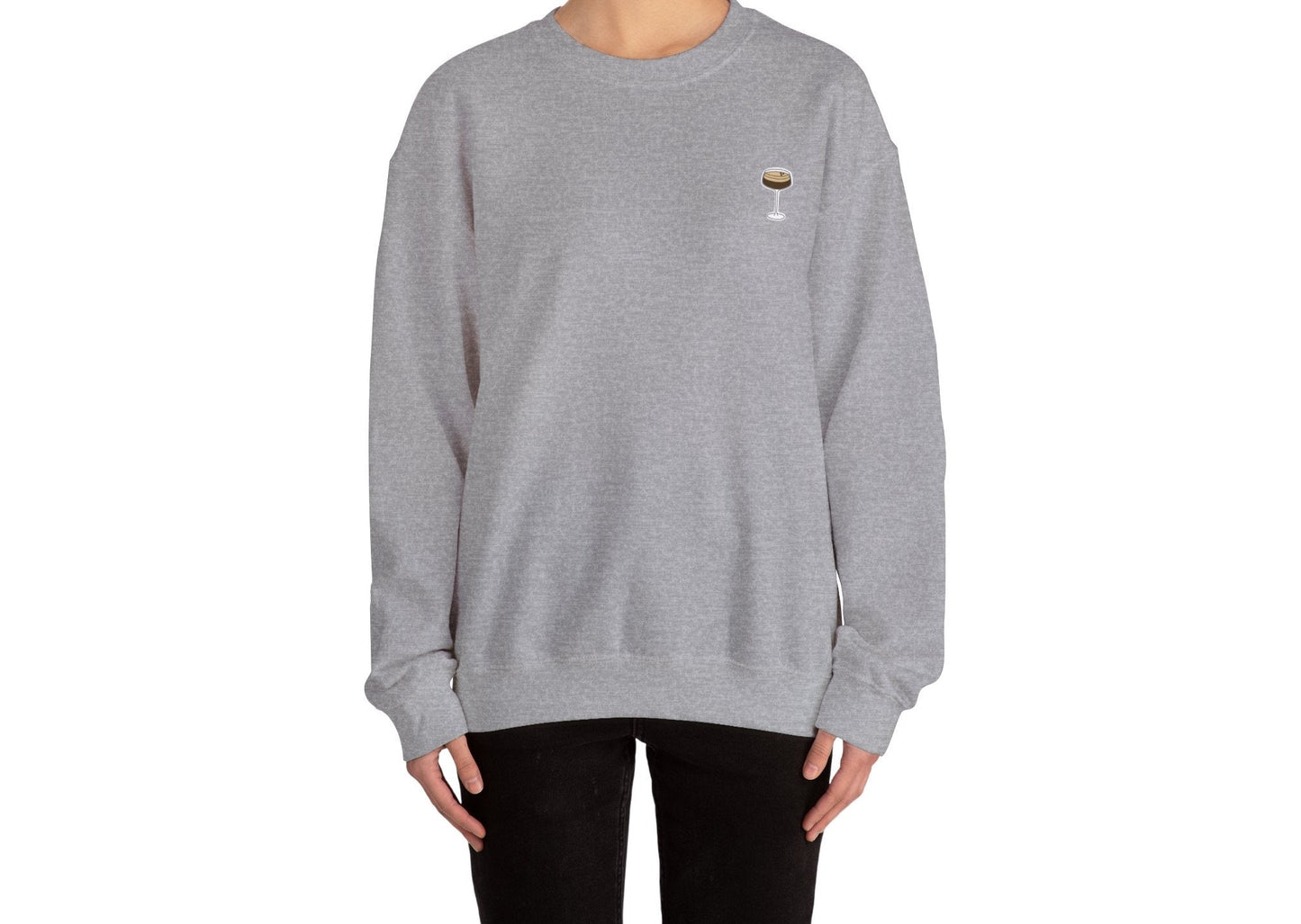 Espresso Martini Minimalist Logo Crewneck Sweatshirt