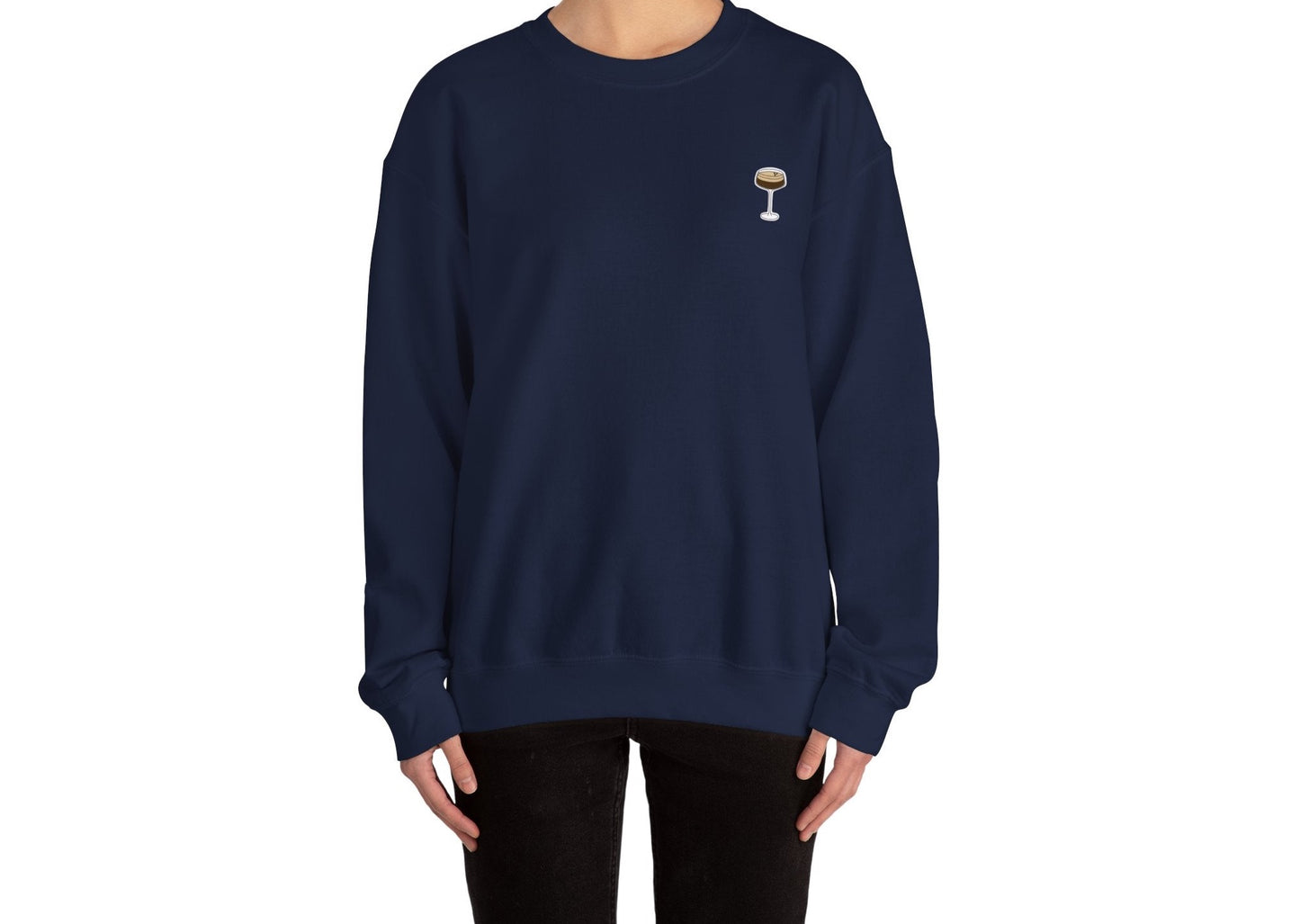 Espresso Martini Minimalist Logo Crewneck Sweatshirt