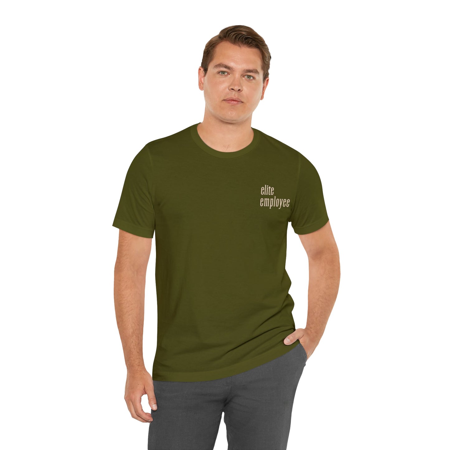 Elite Employee: Viral CEO Quote Men's Short Sleeve Tee