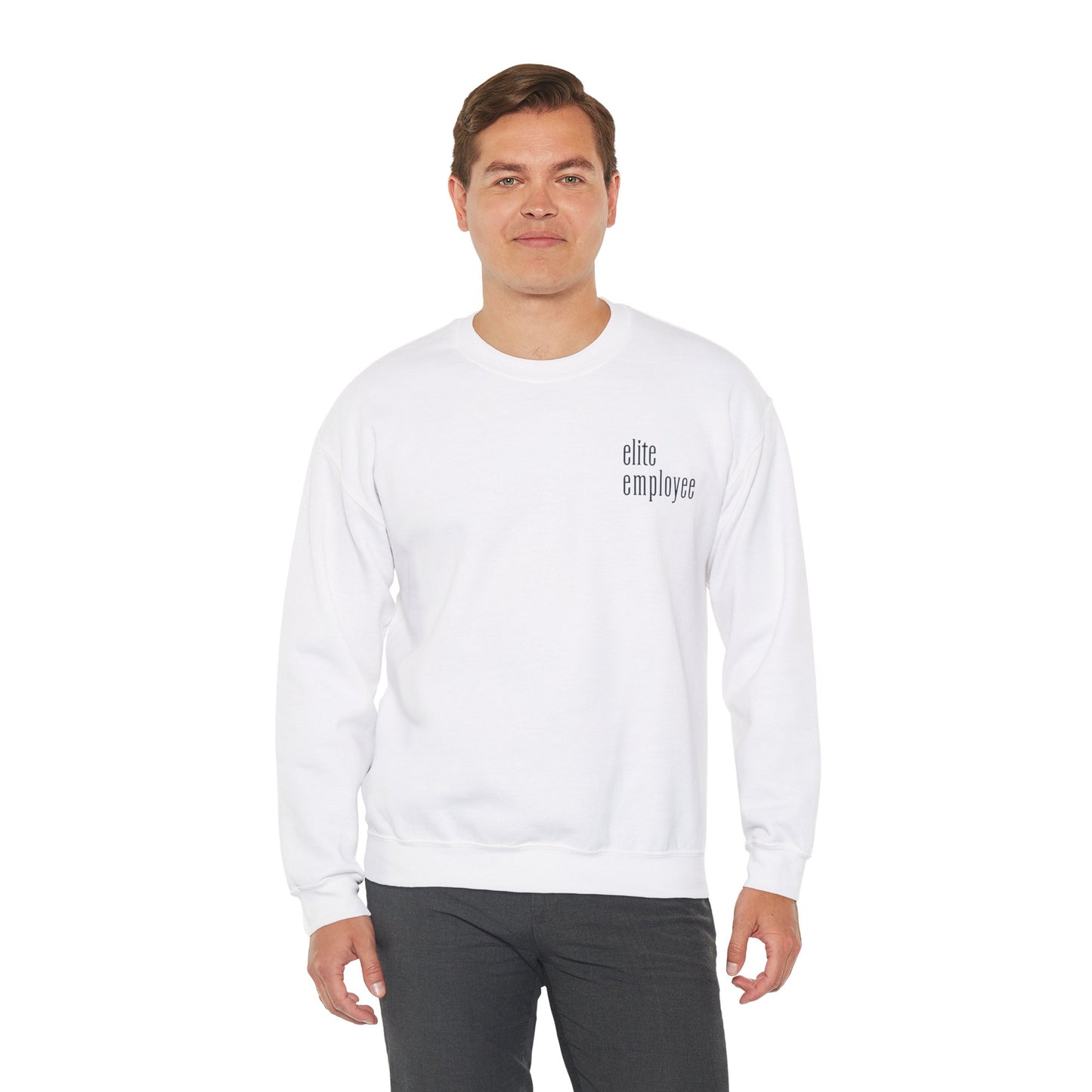 Elite Employee: Viral CEO Quote Unisex Heavy Blend™ Crewneck Sweatshirt