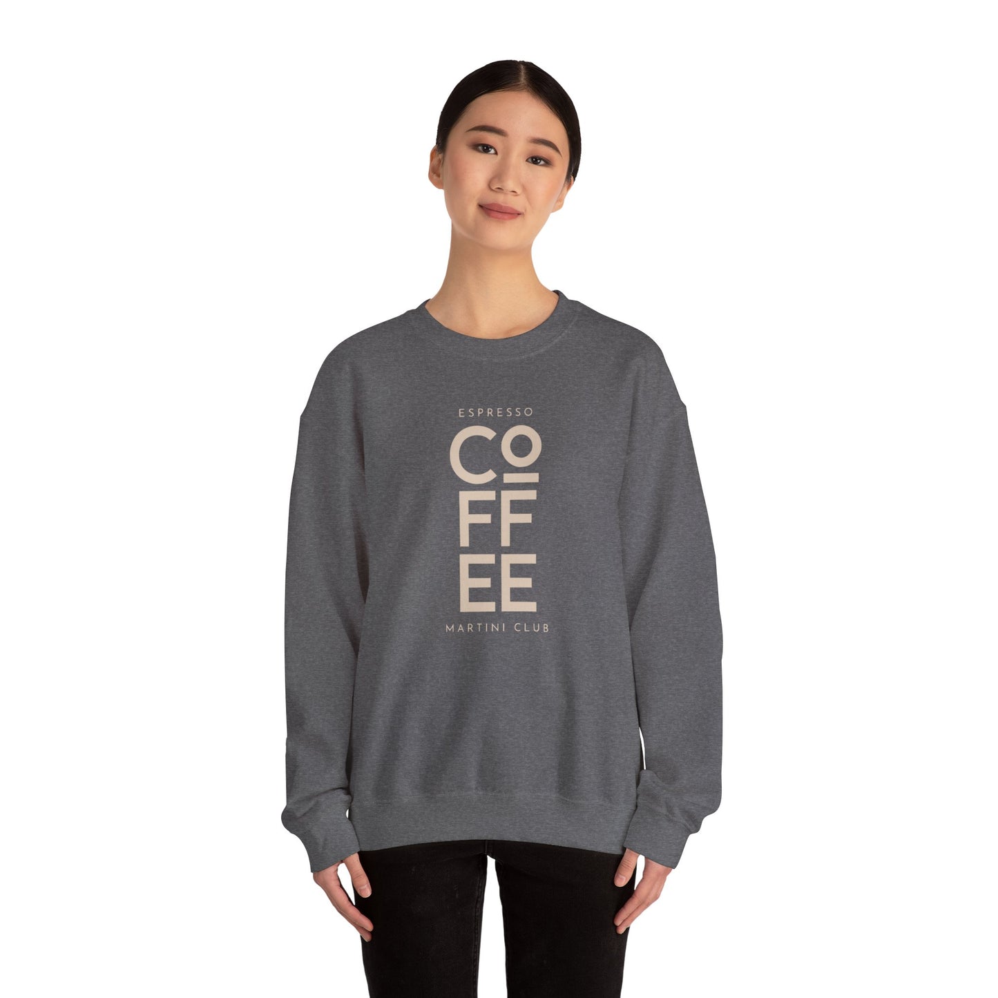 Espresso Martini Club Luxury Coffee Crewneck Sweatshirt