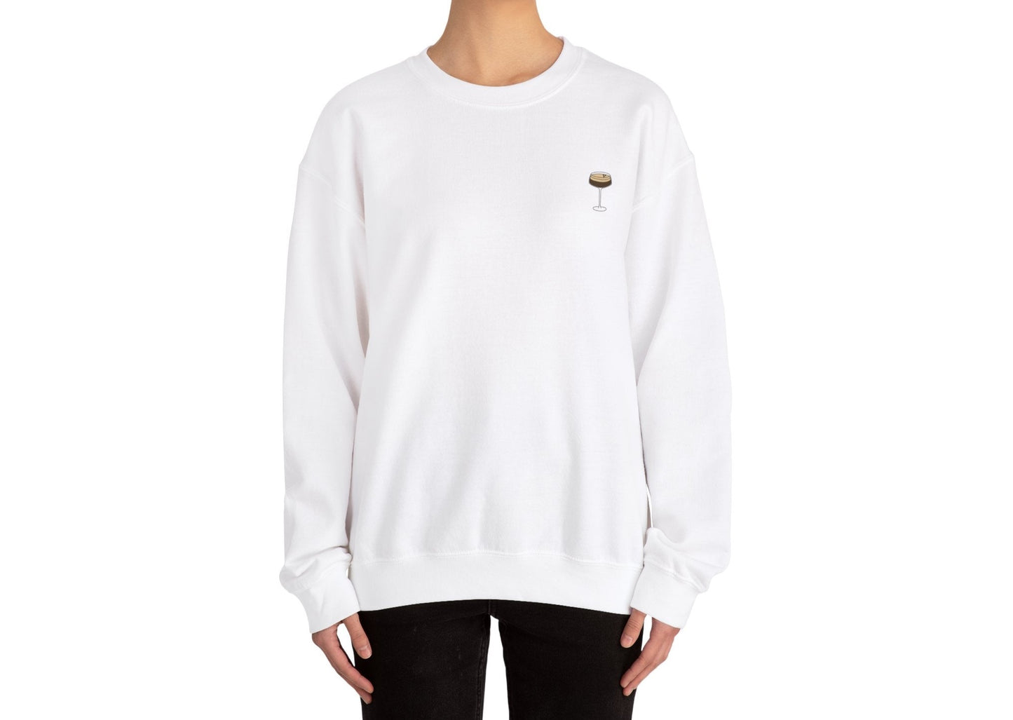 Espresso Martini Minimalist Logo Crewneck Sweatshirt