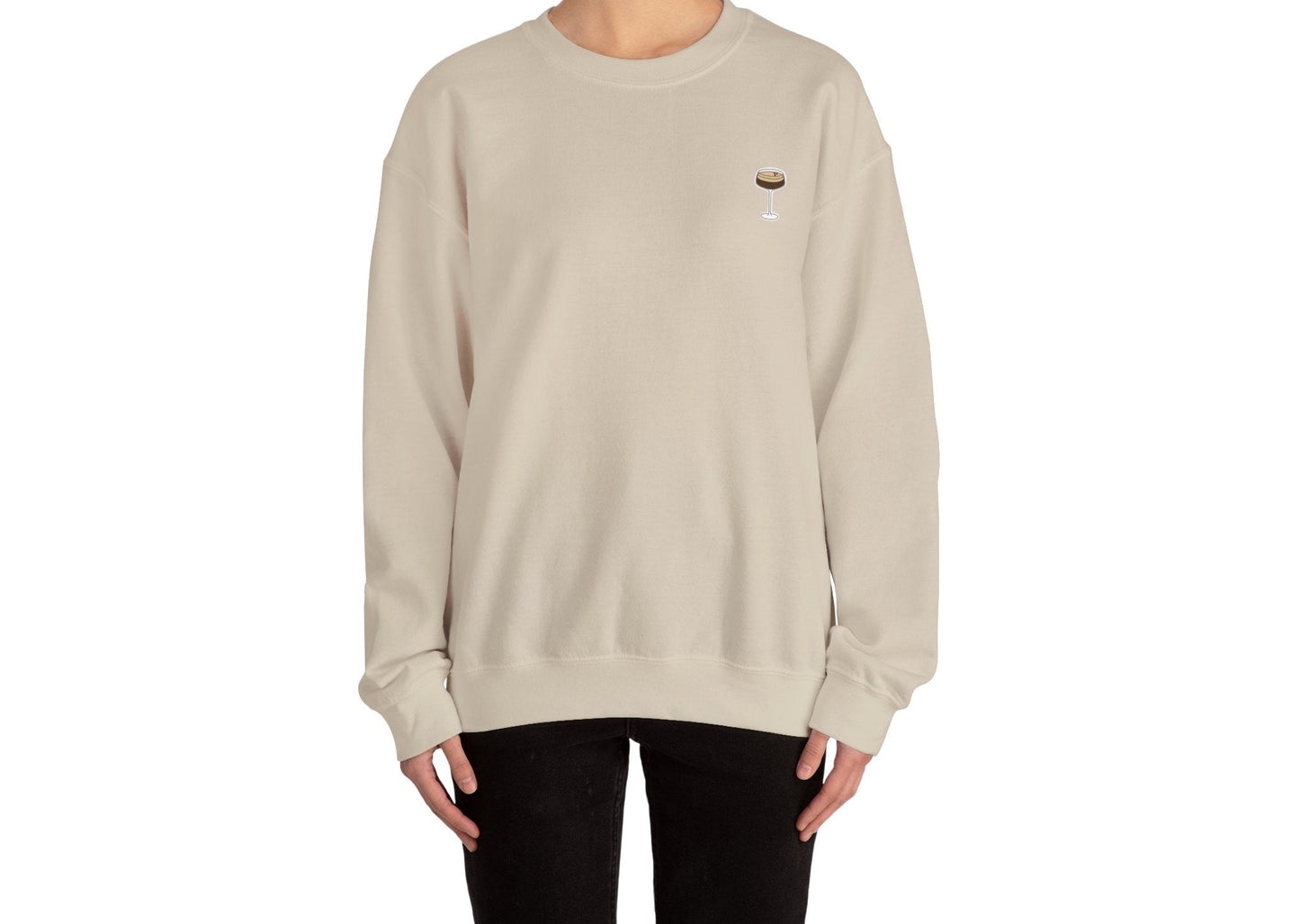 Espresso Martini Minimalist Logo Crewneck Sweatshirt