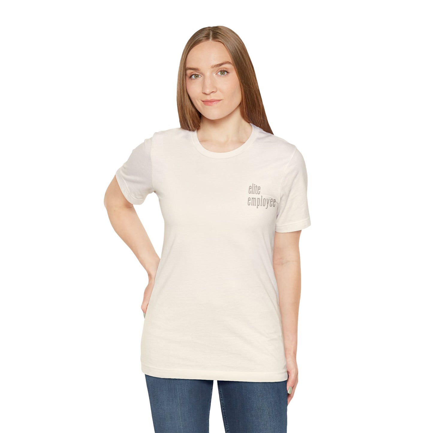 Elite Employee: Viral CEO Quote Women's Jersey Short Sleeve Tee