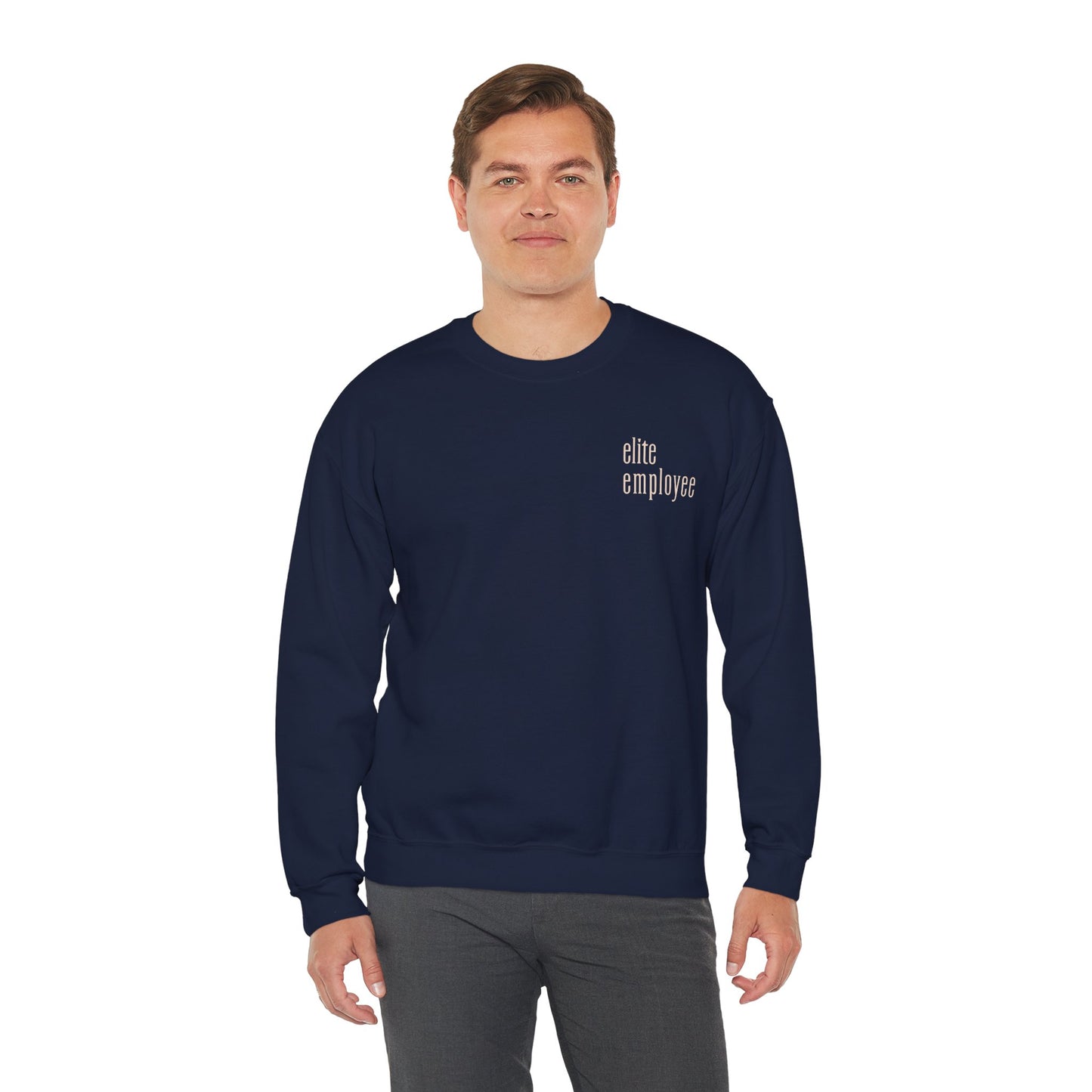 Elite Employee: Viral CEO Quote Unisex Heavy Blend™ Crewneck Sweatshirt