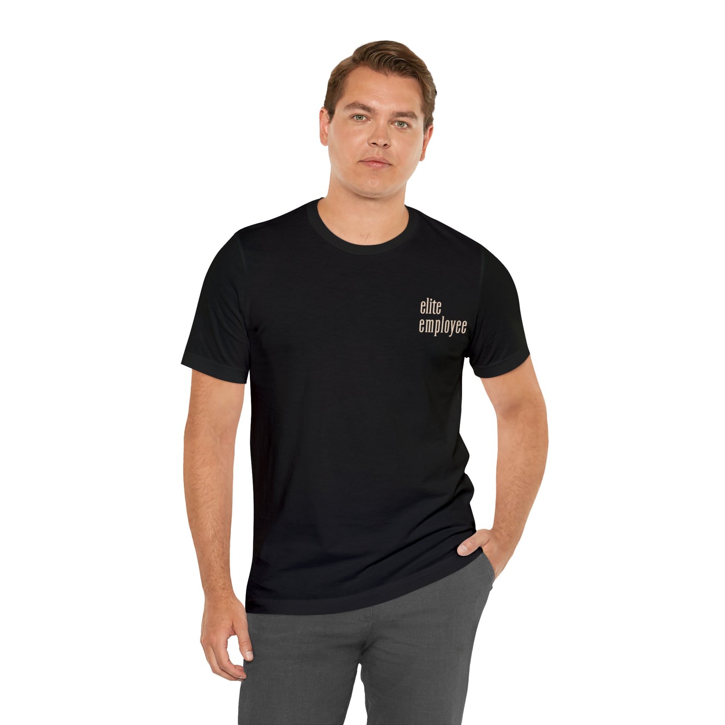 Elite Employee: Viral CEO Quote Men's Short Sleeve Tee